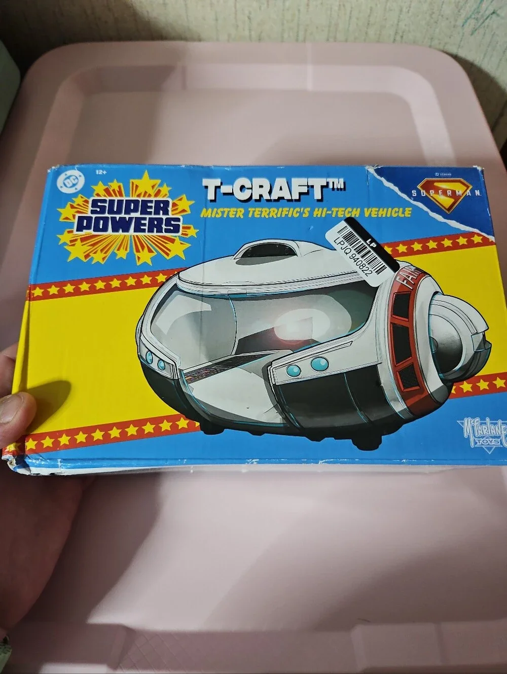 McFarlane Toys - DC Super Powers T-Craft Mr. Terrific's Hi-Tech Vehicle: NEW